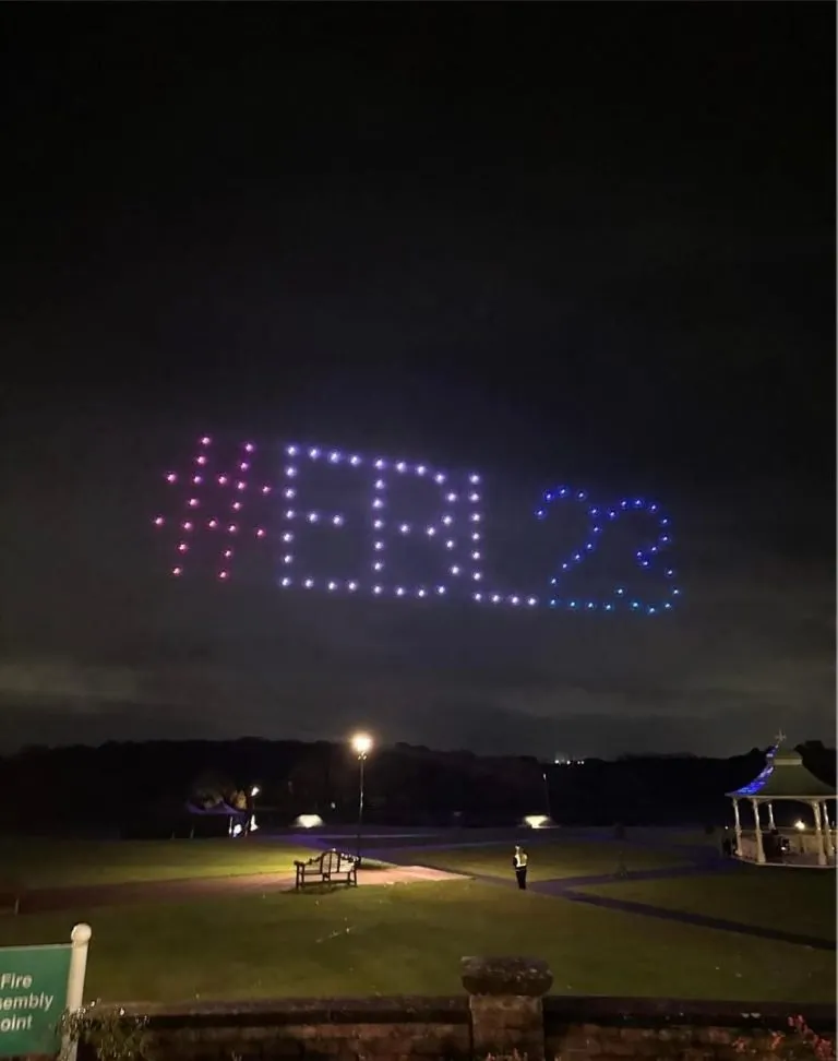 #EBL23 Drone Light Show